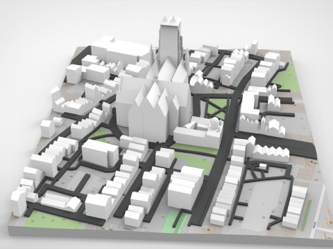 Basilika Mariy Panny Gdansk 3D 모델