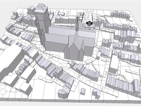 Basilika Mariy Panny Gdansk 3D 모델