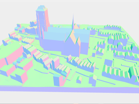 Basilika Mariy Panny Gdansk 3D 모델