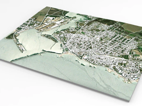 Cityscape Mangalia Romania 3D Model