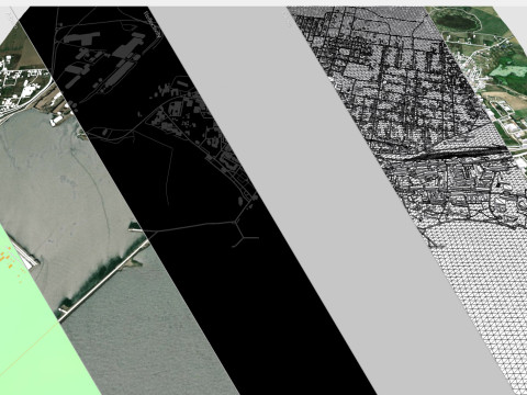 Cityscape Mangalia Romania 3D Модель