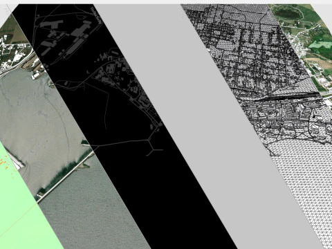 Cityscape Mangalia Romania 3D Model