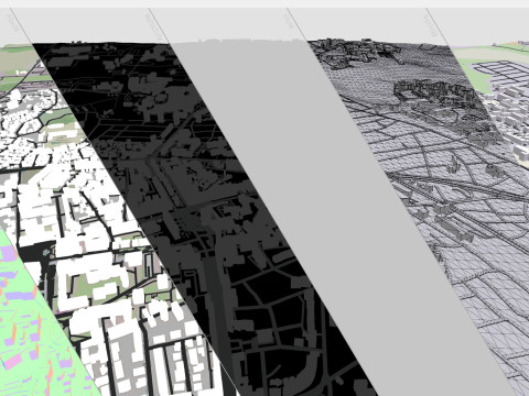 Cityscape Dobrich Bulgaria 3D 模型