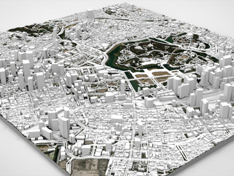 Cityscape Tokio Japan Modelo 3D