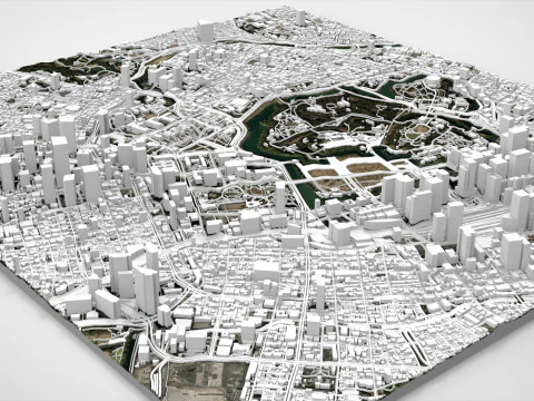 Cityscape Tokio Japan 3D Model