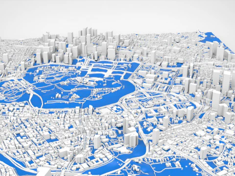 Cityscape Tokio Japan 3D Model