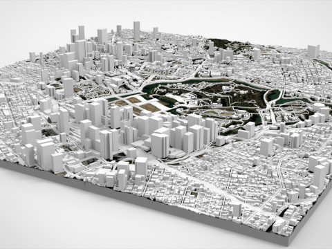 Cityscape Tokio Japan Modelo 3D