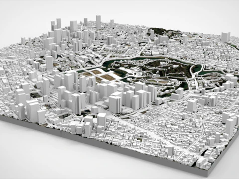 Cityscape Tokio Japan 3D Model