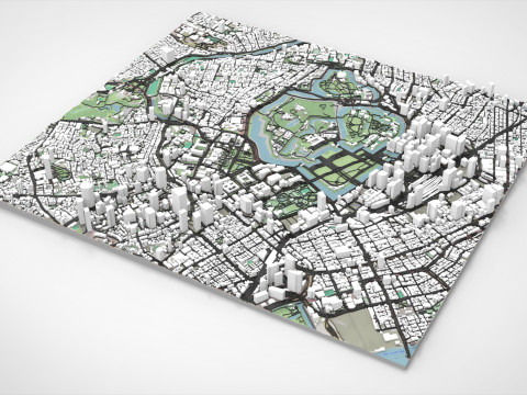 Cityscape Tokio Japan Modelo 3D