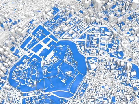 Cityscape Tokio Japan 3D Model