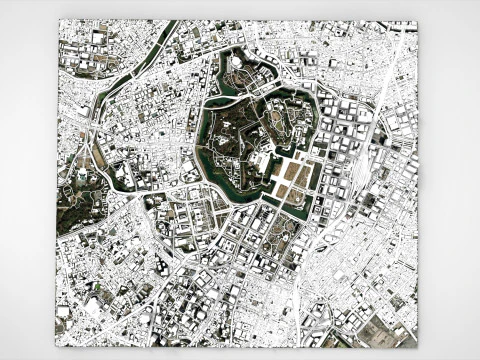 Cityscape Tokio Japan 3D Model