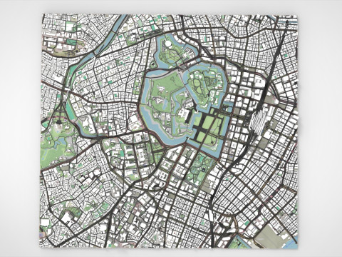 Cityscape Tokio Japan Modelo 3D
