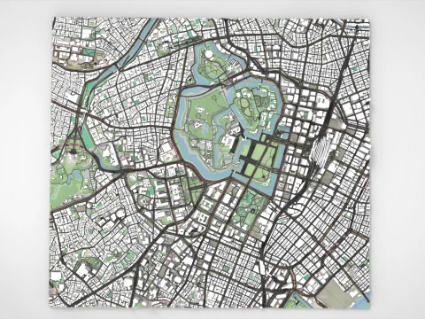 Cityscape Tokio Japan 3D Model