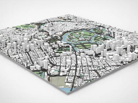Cityscape Tokio Japan Modelo 3D