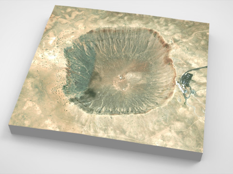 Meteor Crater Arizona USA 3D Model