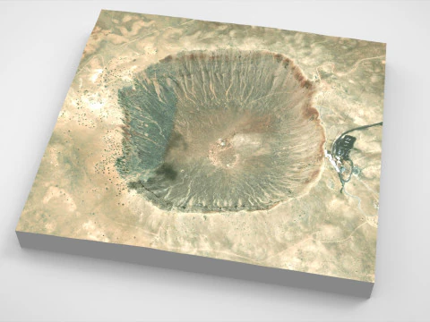 Meteor Crater Arizona USA 3D Model