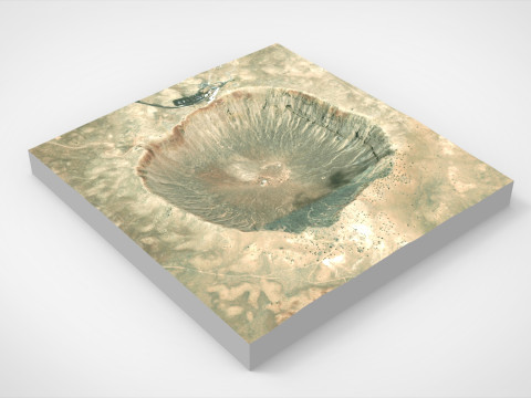 Meteor Crater Arizona USA 3D Model