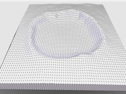 Meteor Crater Arizona USA 3D Model