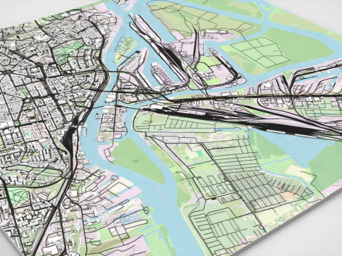Cityscape Szczecin Poland 3D Model