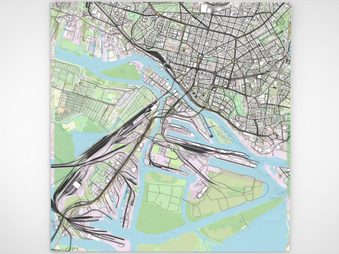 Cityscape Szczecin Poland 3D Modell
