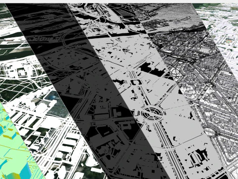 Cityscape Szczecin Poland 3D Model