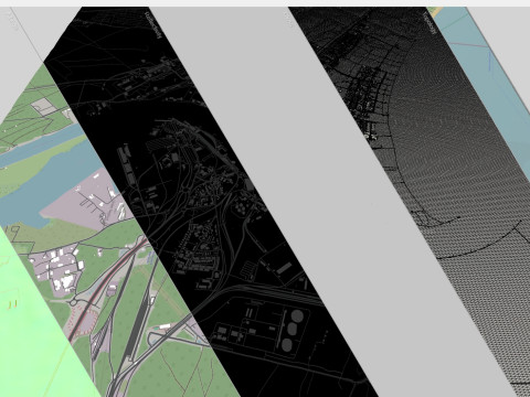 सिटीस्केप स्विनौज्स्की पोलैंड 3D मॉडल