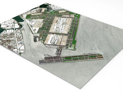 Tokyo International Airport Japan 3D Model