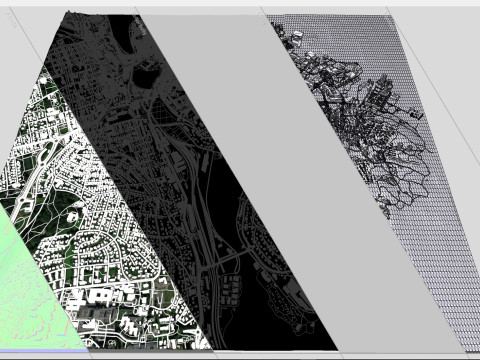 Cityscape Stavanger Norway 3D Modell