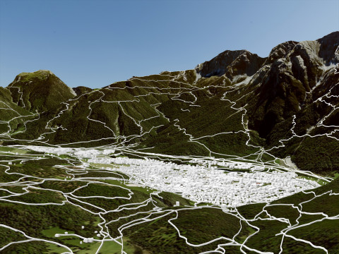 Cityscape Mittenwald Bavaria Germany 3D Model