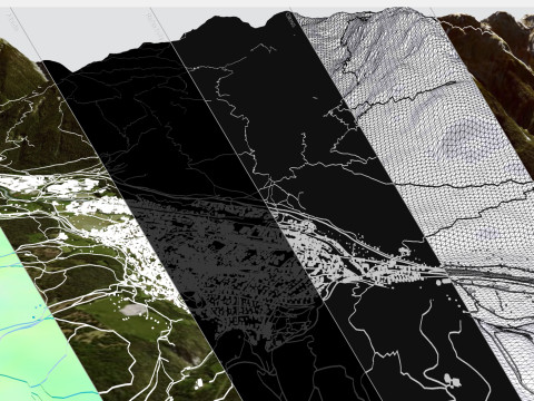 Cityscape Mittenwald Bavaria Germany 3D Model