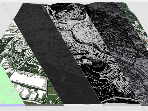 Cityscape Saarbrucken Germany 3D Model