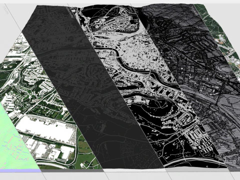 Cityscape Saarbrucken Germany 3D Model