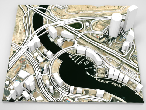Business Bay Dubai United Arab Emirates Modelo 3D