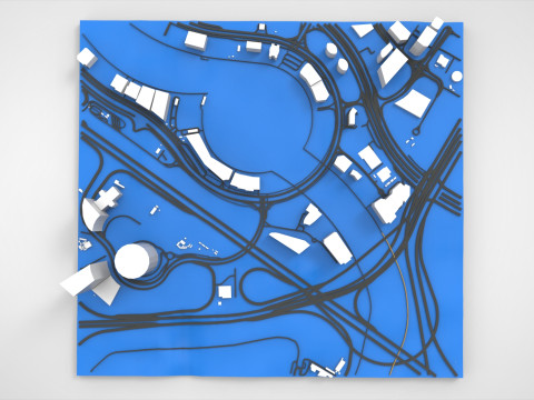 Business Bay Dubai Uni Emirat Arab Model 3D