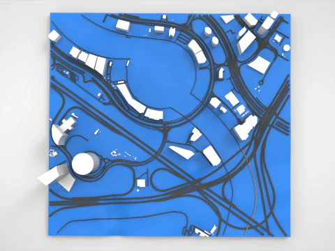 Business Bay Dub&aacute;i Emiratos &Aacute;rabes Unidos Modelo 3D