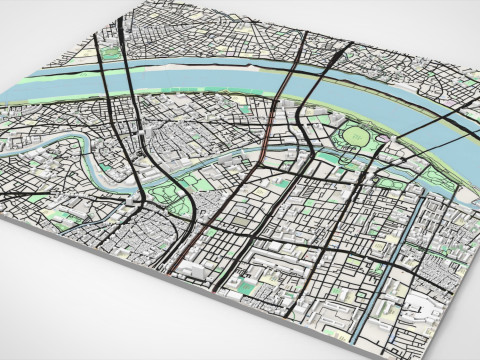 都市景観東京日本の都市の一部 3Dモデル