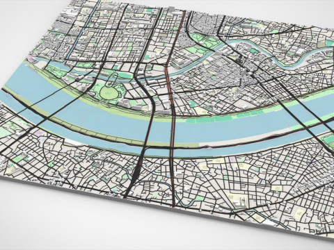 都市景観東京日本の都市の一部 3Dモデル