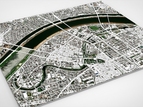 都市景観東京日本の都市の一部 3Dモデル