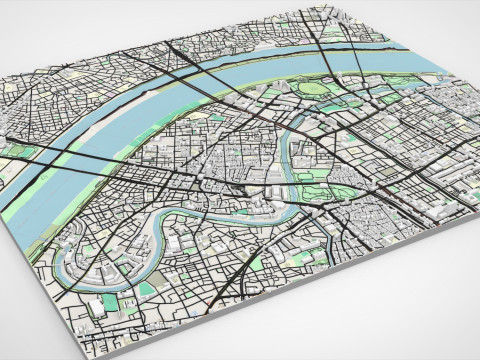都市景観東京日本の都市の一部 3Dモデル