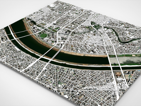 都市景観東京日本の都市の一部 3Dモデル