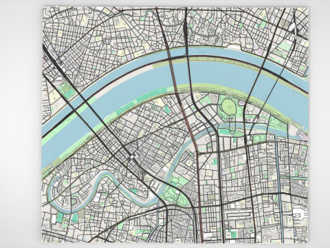 都市景観東京日本の都市の一部 3Dモデル