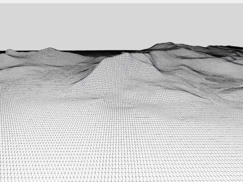 Island Isla Noir Chile 3D Model