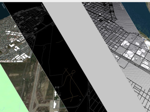 Міський пейзаж Ріо-Гранде Аргентина 3D Модель