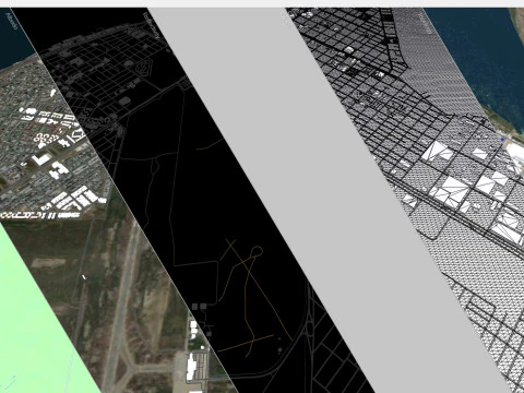 Cityscape Rio Grande Argentina 3D Model