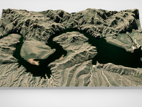 Saguaro Lake Arizona USA 3D 모델
