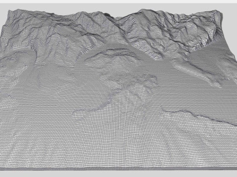 Lago Saguaro, Arizona, Stati Uniti Modello 3D