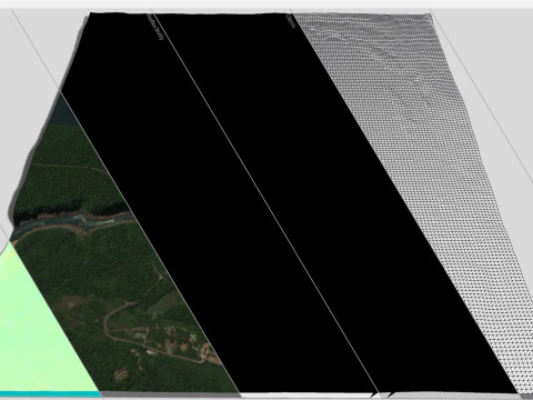 The Iguazu Falls Brazil and Argentina 3D Model