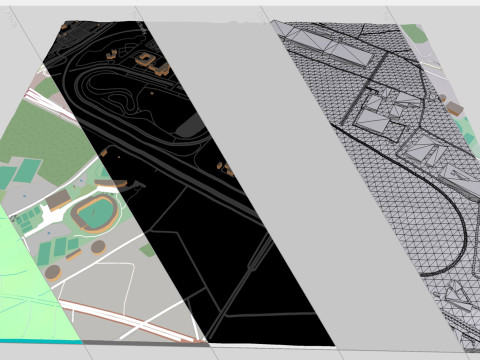 Centro Central de Treinamento de Segurança do Japan Safe Driving Center Modelo 3D