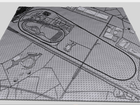 Centro Central de Treinamento de Segurança do Japan Safe Driving Center Modelo 3D