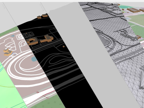 Centro Central de Treinamento de Segurança do Japan Safe Driving Center Modelo 3D